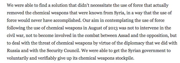 Susan Rice in January: We removed chemical weapons in Syria