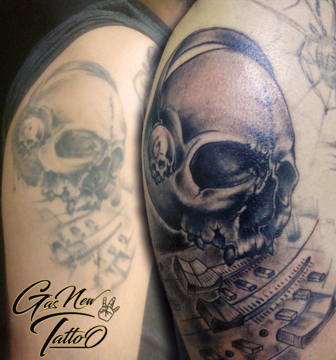 Gas_NewTattoo's tweet photo. Buena tarde de repaso, renovando viejas lineas.✍ #Tattoo #TattooSkulls #Skulls #Calavera #Ink #VikingInk #Work #ArtInk #Design #GasNewTattoo https://t.co/EOlicyDwix