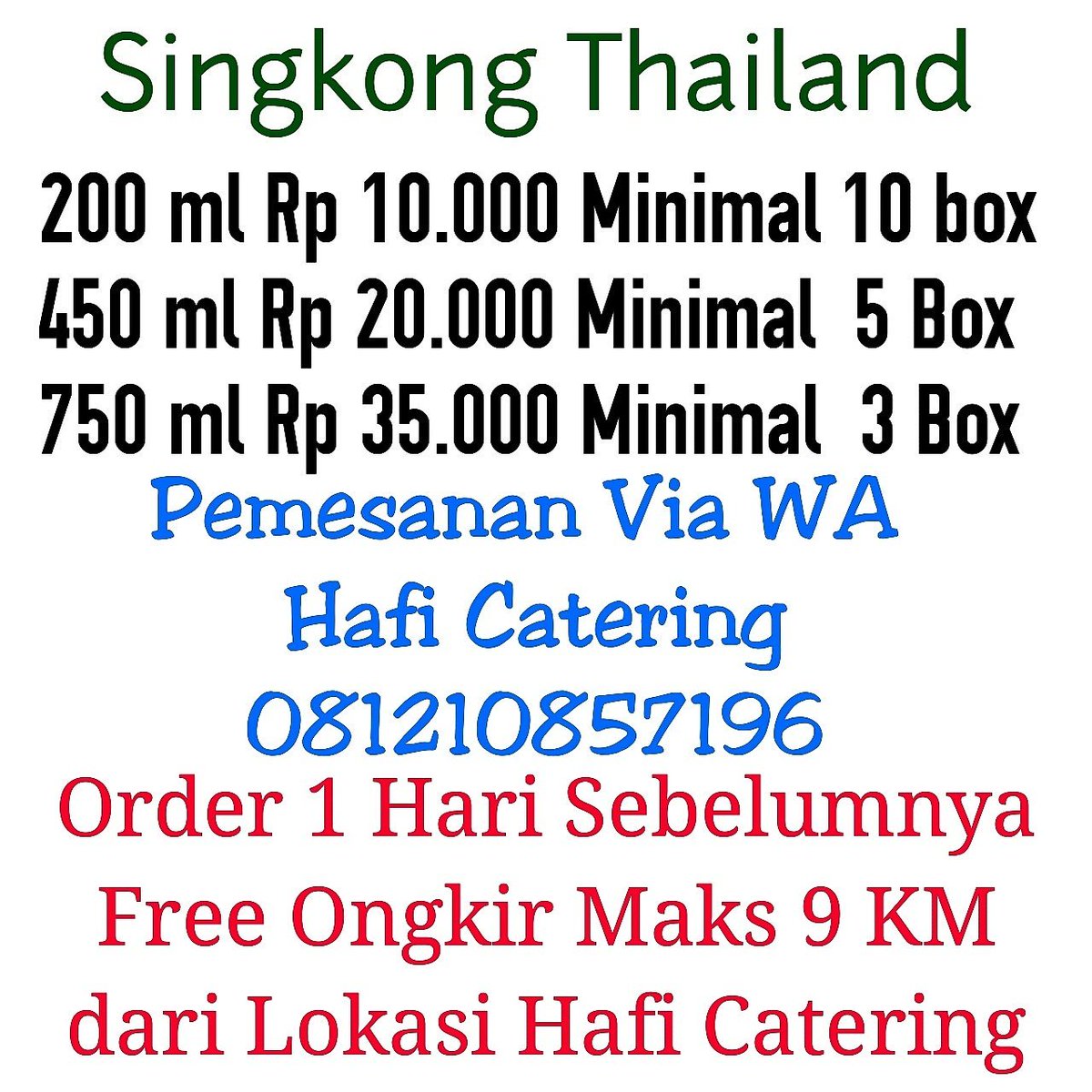 hafi_catering's tweet photo. Open Order !!
Singkong Thailand
#singkongthailand #singkong #singkongthailand #singkongthailandonline #haficatering https://t.co/4h18zAf9pc