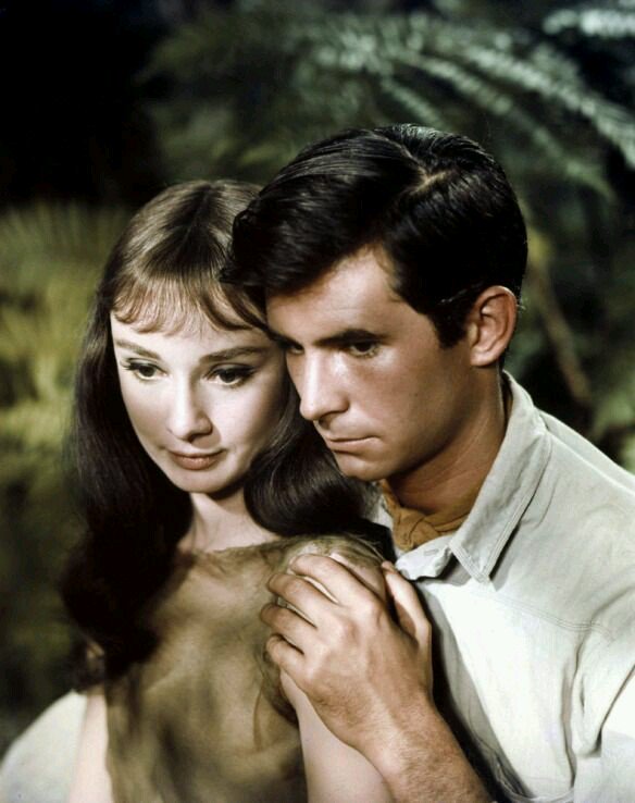 Happy Birthday Anthony Perkins! Seen here with Audrey Hepburn in Green Mansions, 1959 
