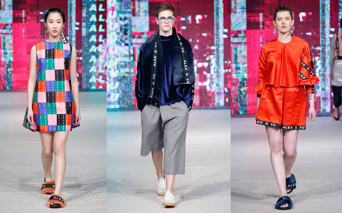 Take us to your planet <a href="/ALEX_S_YU/">alexsyu</a>! The BMC Fashion Design grad presented his new collection at @VanFashionWeek featuring futuristic styles!