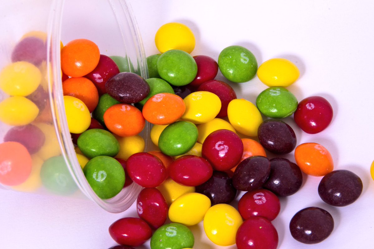 We have a surplus of Skittles!