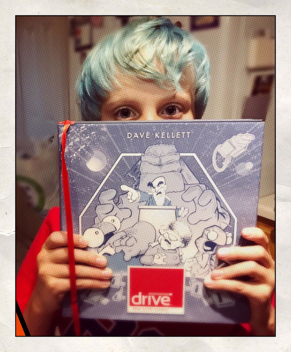 BirdfromTexas's tweet photo. "He knows about sci fi AND God's Little Weirdos? Cool!" #HappyNephew @davekellett https://t.co/qWBnUj6MYM