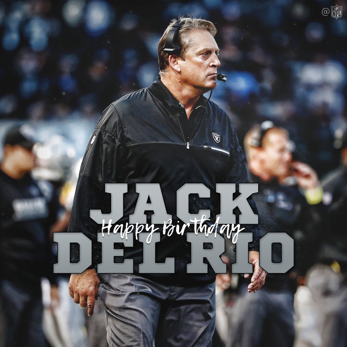 Join us in wishing coach Jack Del Rio a happy birthday! 