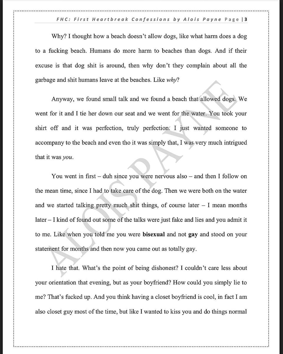 aloispayne's tweet photo. #PageThree #Novel #ChapterOne #Page3 #Chapter1  FHC: First Heartbreak Confessions by Alois Payne. #Read #Reading #Book #Love #Gay #Bisexual https://t.co/M6V2MrJRxd