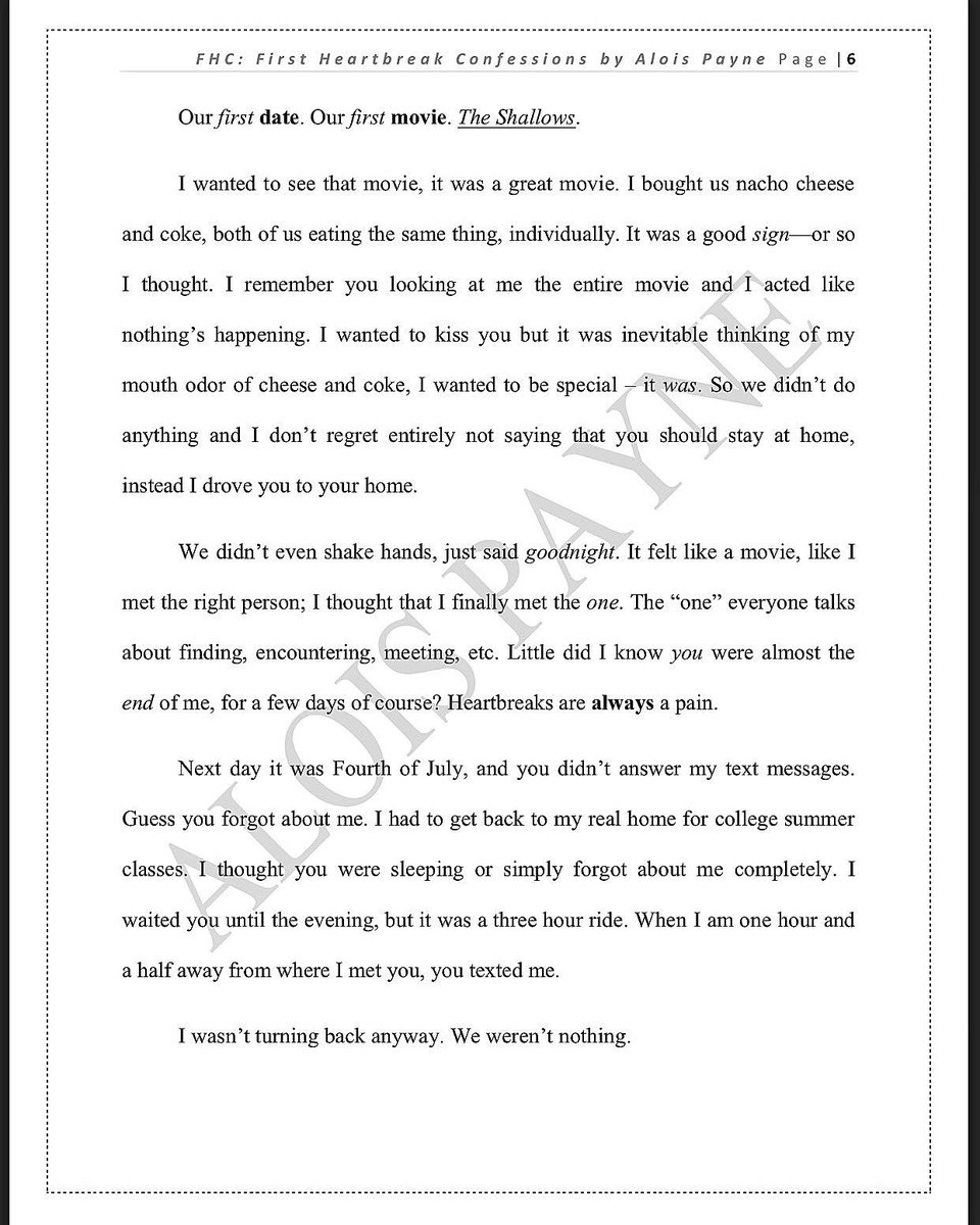 aloispayne's tweet photo. #PageSix #Novel #ChapterOne #Page6 #Chapter1  FHC: First Heartbreak Confessions by Alois Payne. #Read #Reading #Book #Love #Gay #Bisexual https://t.co/997eBkE9zG