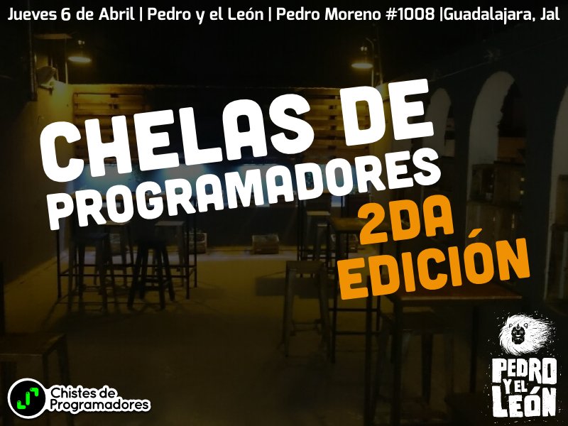PedroyelLeon's tweet photo. Programen las chelas para este jueves. \o/ https://t.co/2hzCSuaz8y