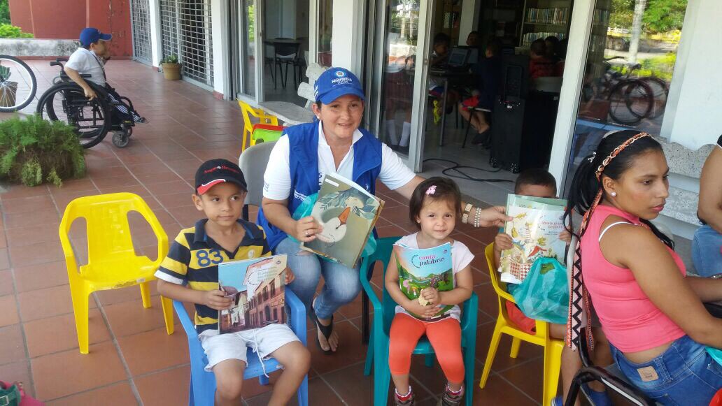 RedUnidosG14's tweet photo. #RedUnidosG14, en Jornada de Lectura y entrega de libros "Leer es mi Cuento" en Biblioteca Municipal Cumaral - Meta. Oferta @mincultura https://t.co/bzL57t8gcd