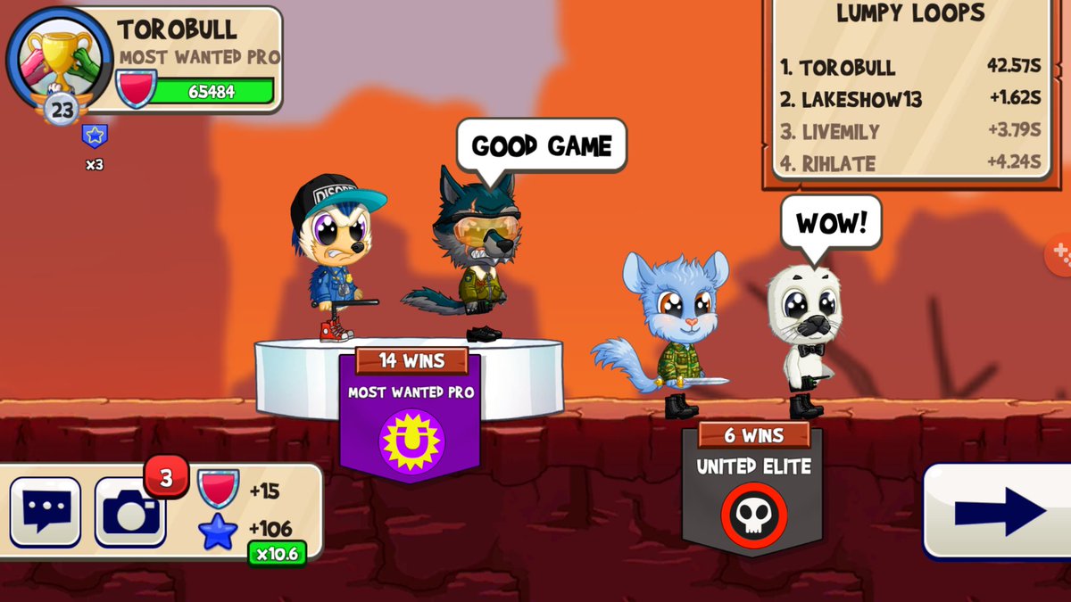 ToroBullSennin's tweet photo. BOSS TISH!! π― @TheFunRun #FunRunArena #ClanBattle #MostWantedPro https://t.co/03jrFbe1vo