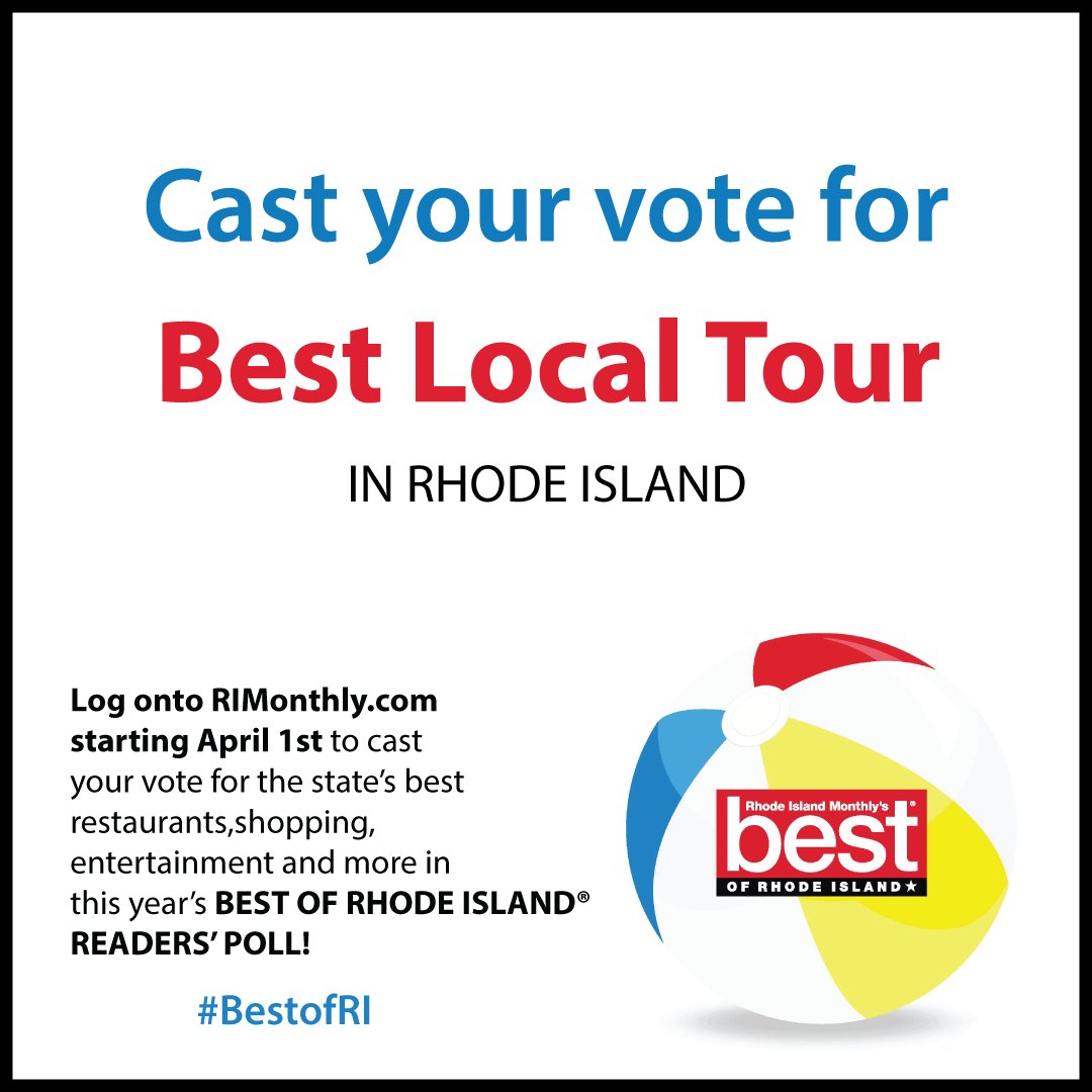 RIMonthly's tweet photo. Who do you think is the best guide in #RI? Vote for the best local tour in Rhode Island here: https://t.co/xGJJTKAdi9 #BestofRI https://t.co/RHlvTDgnx2