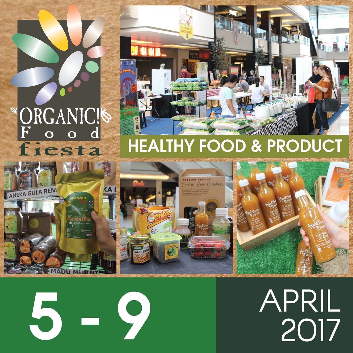 Shop the goodness of Organic, Green &amp; Healthy Living with <a href="/organicommunity/">Komunitas Organik ID</a> <a href="/organikdotid/">www.organik.id</a> at #OrganicFoodFiesta #FoodCentrum :)