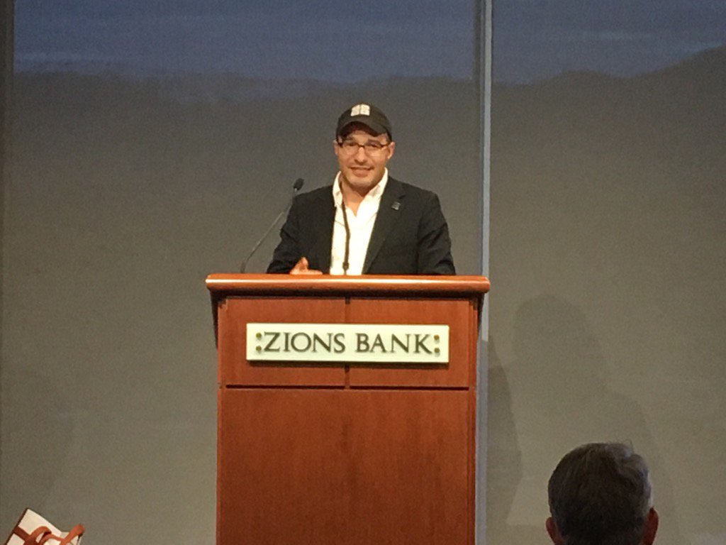 Hadi Partovi founder of Code.org speaking at #tecna about the importance of computer science in k-12