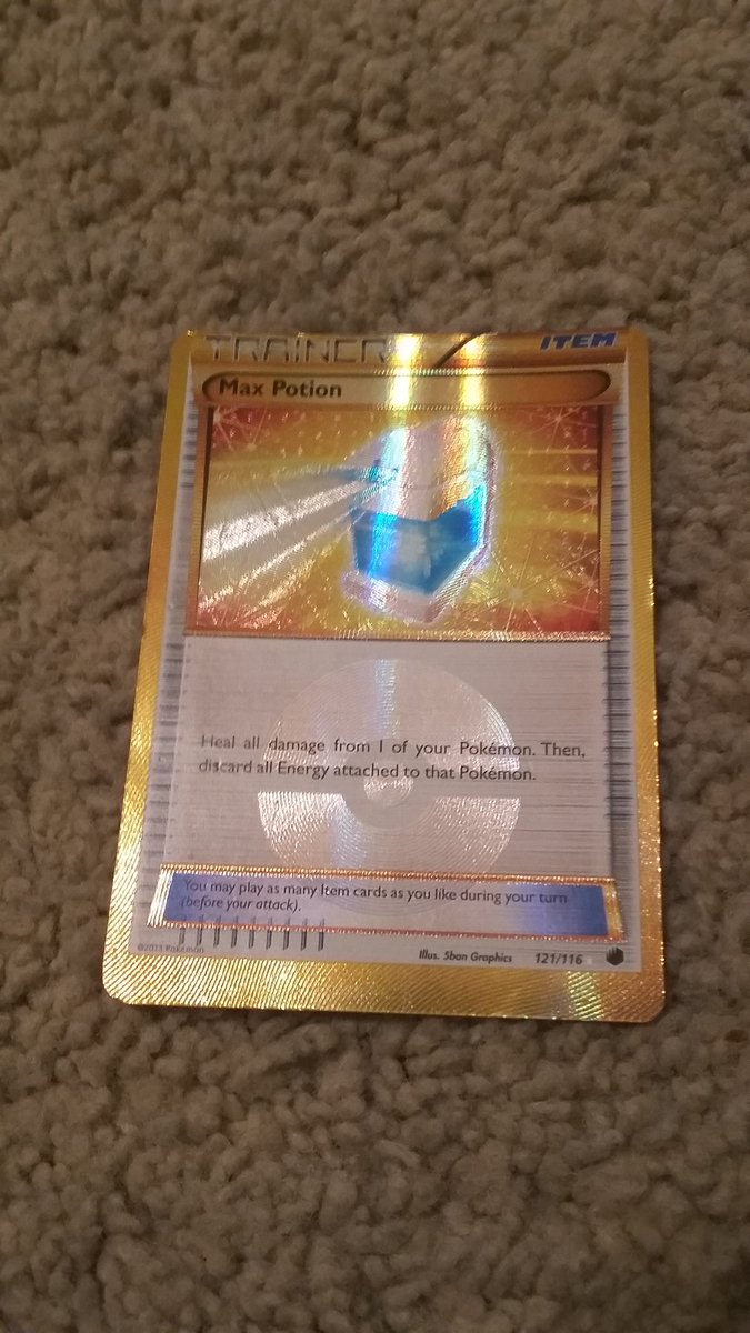Rare Gold Max Potion Error Card - The PokCommunity Forums