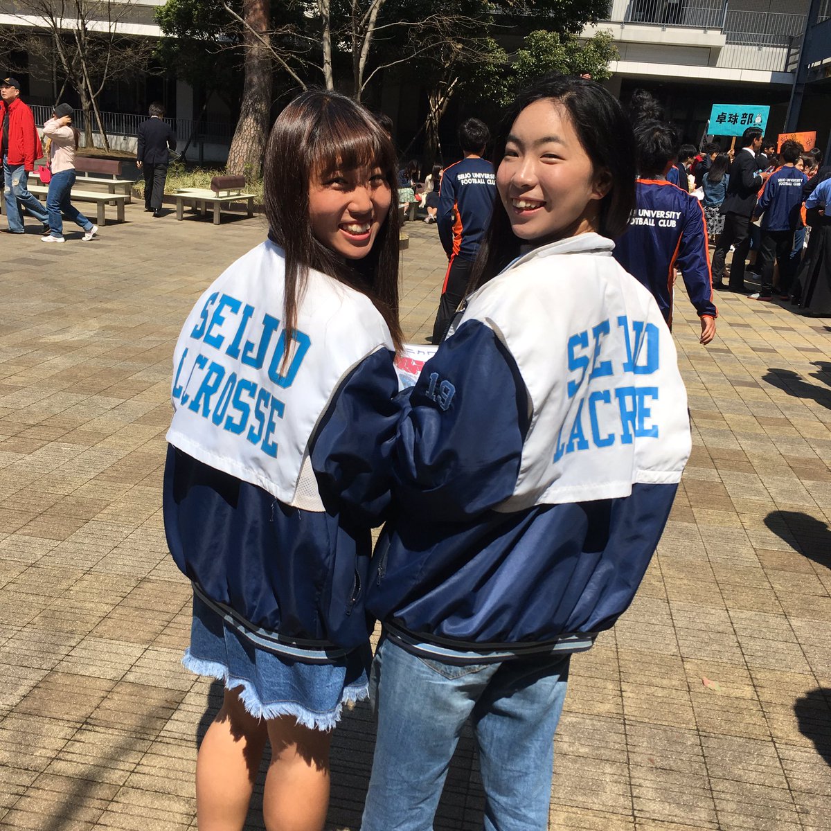 今日も元気に新歓活動中🤗💕💕 ラクロス興味ある子🙋 新歓きたい子
