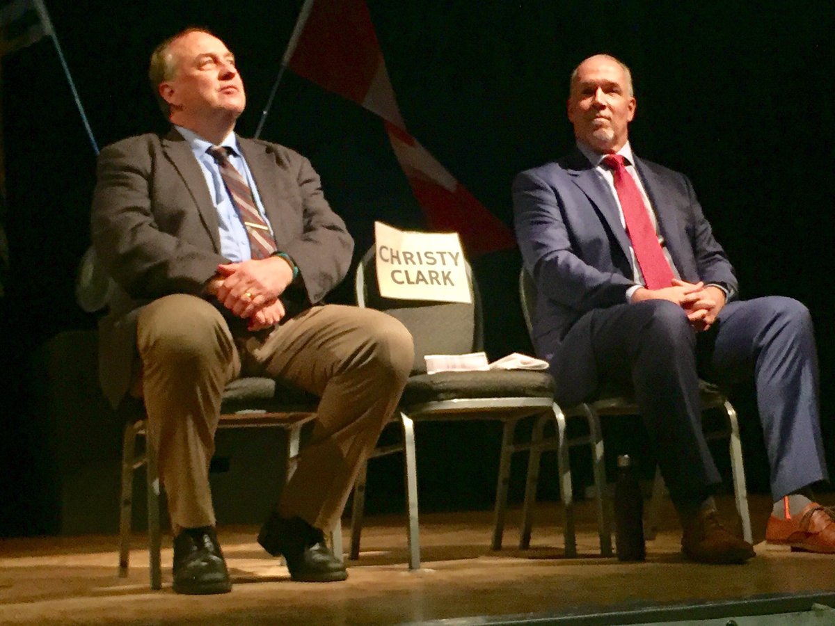 StumpyJoChilds's tweet photo. And the parallels to the last days of the Harper regime continue. Another #bcliberals no show. This time the Premier. #bcpoli #Teambc2017 https://t.co/Srqn9sBK4E