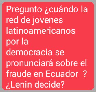 400_6902's tweet photo. #SilencioAnteElFraude. https://t.co/KiQ8MWynlk