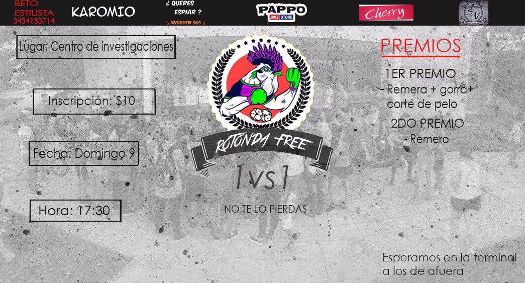 RotondaFree's tweet photo. SE VIENE LA FECHA 4 🔥!! LOS ESPERAMOS A TODOS. A ROMPERLA 🔥🤙🏻 https://t.co/u6jrxLktR4