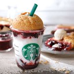 何コレ？パイが載ってるwスターバックスの新作フラペチーノ!