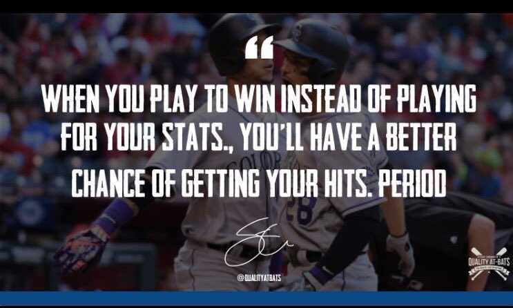 qualityatbats's tweet photo. So true. COMPETEwCONFIDENCE https://t.co/63Tijcac08