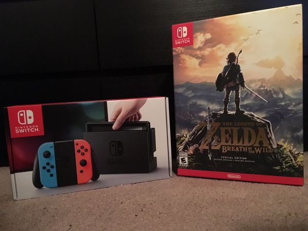 Dunga_SSB's tweet image. Doing a Sm4sh player-only giveaway! RT and follow me for a chance to win this Switch and BOTW!!! Only going on for a few days!