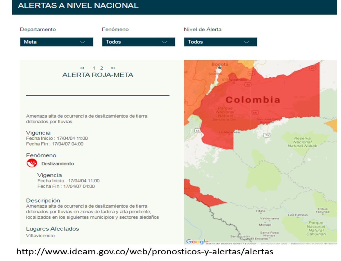 CTPVillavo's tweet photo. IDEAM:Villavicencio en Alerta Roja. Amenaza alta por
deslizamientos.🕚@WilmarBarbosa @G_RiesgoVillavo @LlanoSieteDias @VillavoPlanea https://t.co/gAJESctnXP