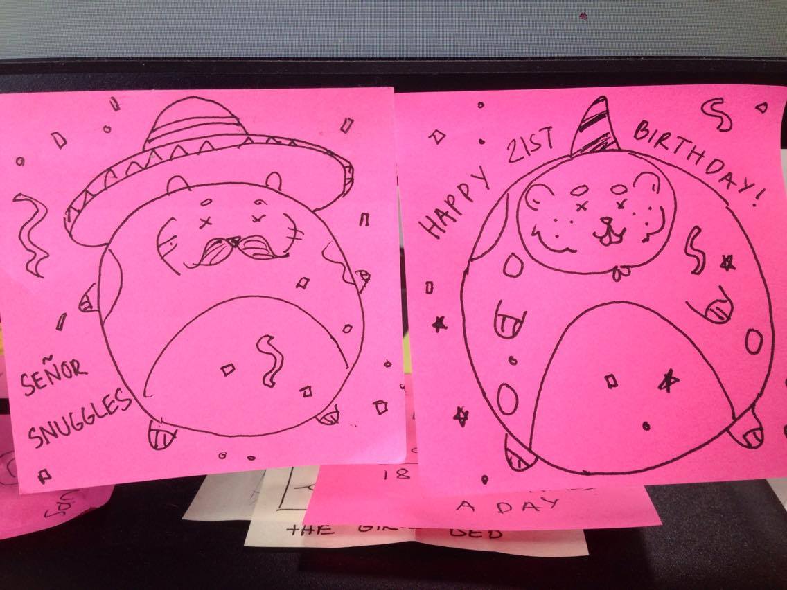 DeflatedFilm's tweet image. Celebrated our Directors/ Producers @PipHumph7 21st birthday yesterday! Lots of cake and balloons, but thankfully not dead hamster ones :-)!