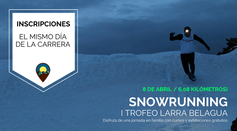 Inscripciones abiertas de forma presencial el mismo día de la carrera. ¡Aprovecha el buen tiempo de este sábado!
snowrunninglarrabelagua.com