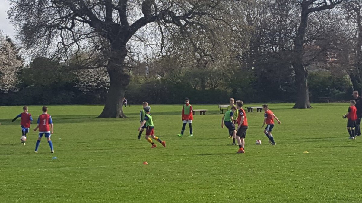 Theballschool's tweet image. Day 3 of On the Ball Soccer Schools Easter camp at Blakes Park!⚽️⚽️⚽️