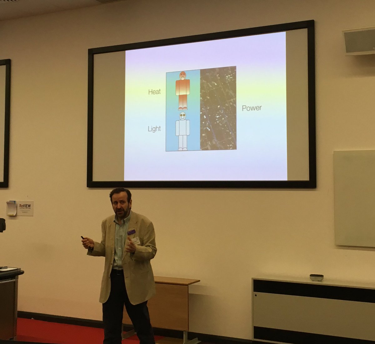 SLL100's tweet photo. John Mardaljevic presents Aperture Sunlight &amp; Skylight Indices at #CIBSEsymposium @CIBSE https://t.co/jJ7zQ1R8Jn