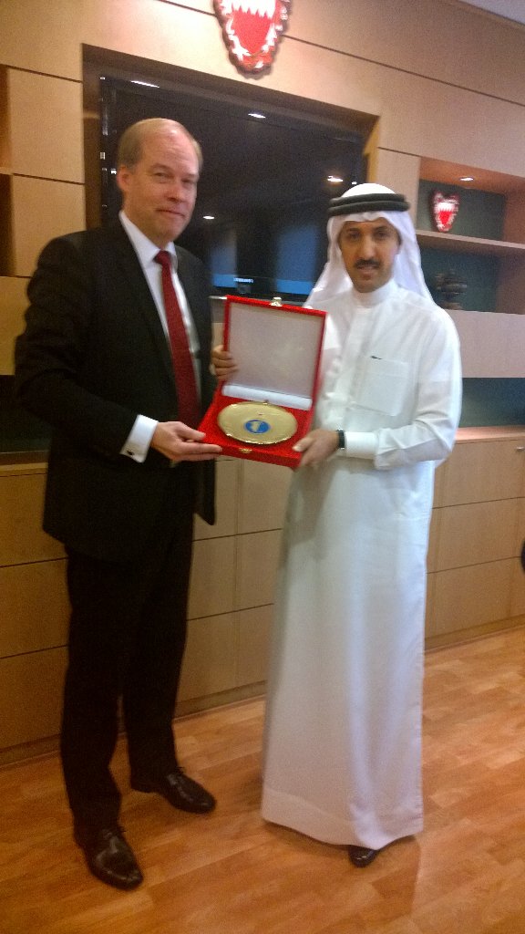 Political consultations held today between Bahrain and Finland.