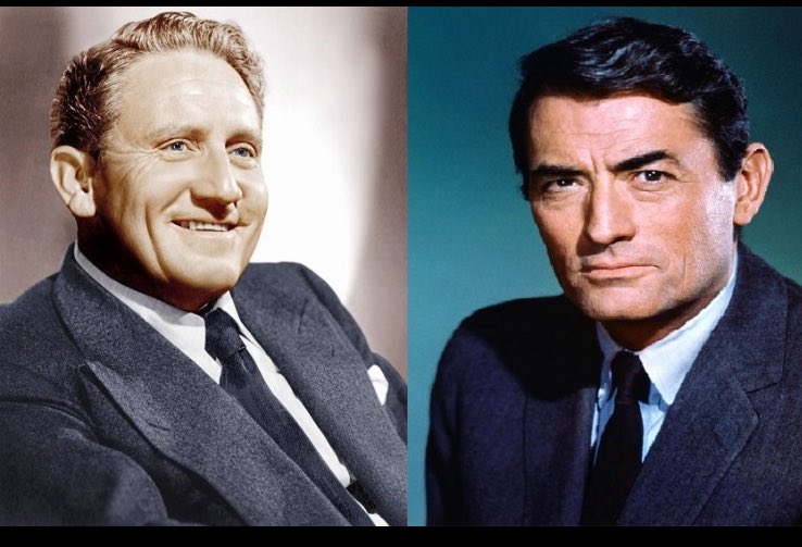Cine_seriali's tweet photo. Oggi è l'anniversario di nascita di due grandi star del #cinema, #SpencerTracy e #GregoryPeck. #5aprile #film #cineseriali https://t.co/ypHuYcAQgU