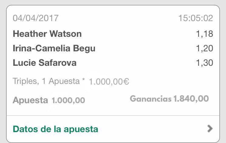 matchpoint_free's tweet photo. MENUDO DIA AYER 😀

1.000€ 👉🏽 1.840€ ✅🎾✅ https://t.co/3Wv2uBpfpP