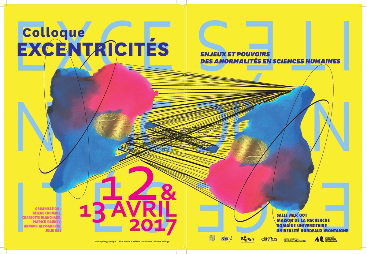 mllekhlo's tweet photo. #ColloqueExcentricite #Bordeaux #Pessac #identityvisual #project #collaboration #rfk #mllekhlo #enjoy @UBMontaigne @LNcrombet https://t.co/X6d3vPEBQd