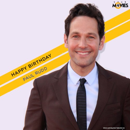 Wishing the Ant-Man, Paul Rudd a very Happy Birthday. Time for a big cake! 