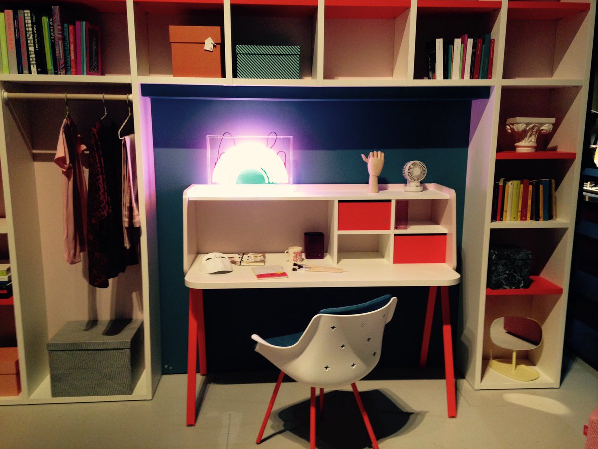GoModernUK's tweet photo. We want to be teenagers again! #welcometeens #nididesign #salonedemobile2017 @novamobili @iSaloniofficial https://t.co/gkpz3lXIfH