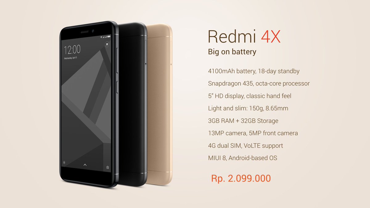 Ia Masna Get Vax D On Twitter Redmi Note 4 And Redmi 4x Indonesian Specs And Prices Https T Co Cmwhsc0h8b Twitter