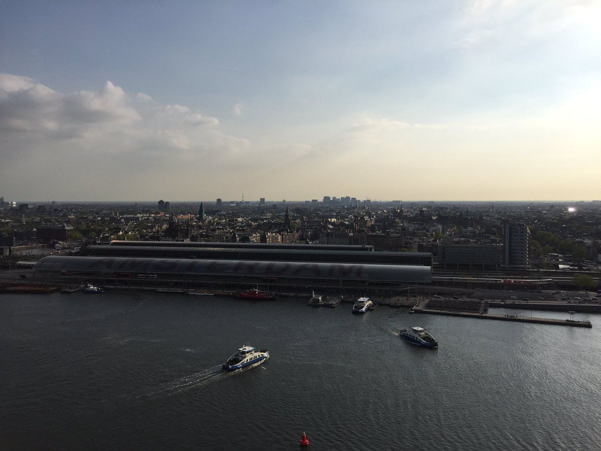 Mirjam_Peters's tweet photo. Gisteren leuke #NVBV excursie met hoogtepunt het uitzicht vanaf A'DAM toren. #bouwfysica #renovatie #overhoeks #Alab Grootlab https://t.co/cdfAuA7FV9