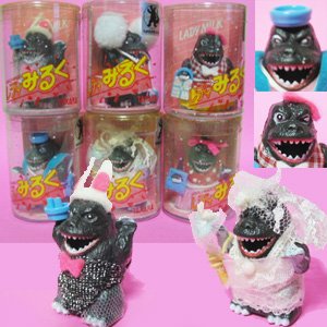 レディみるくゴジラ5種セット