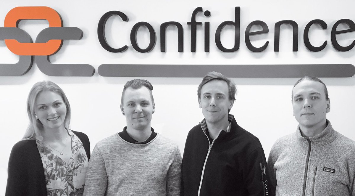 coninsights's tweet photo. Fyra nya vassa medarbetare hälsas varmt välkomna till @coninsights. Tim, Mikael, Robin och Sandra - nu i branschens bästa säkerhetsteam! https://t.co/2o40sb0VAG
