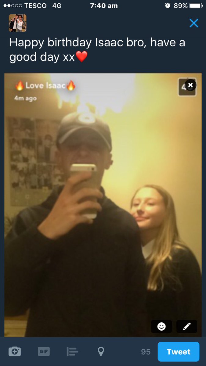 billyenglanddd's tweet photo. Happy Birthday @Isaacwhiteee bro, have a good day xx❤ https://t.co/g2eXVup0Rc