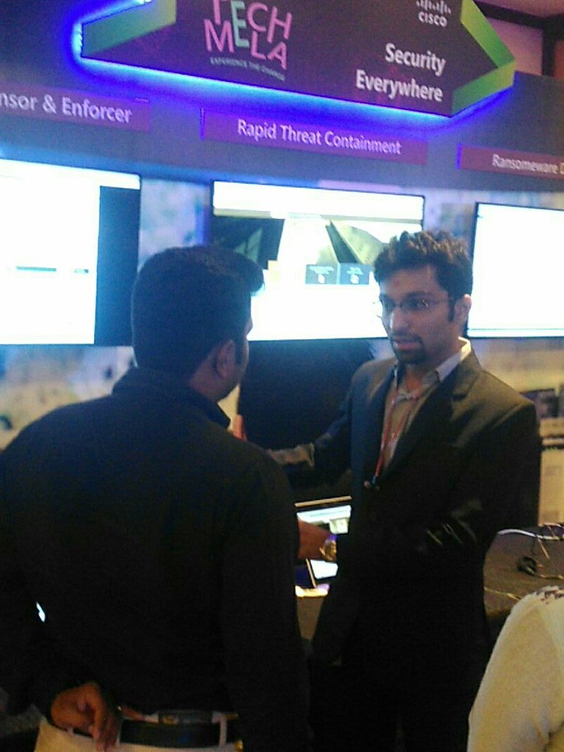 KapinRaj's tweet image. #CiscoSTART_TechMela