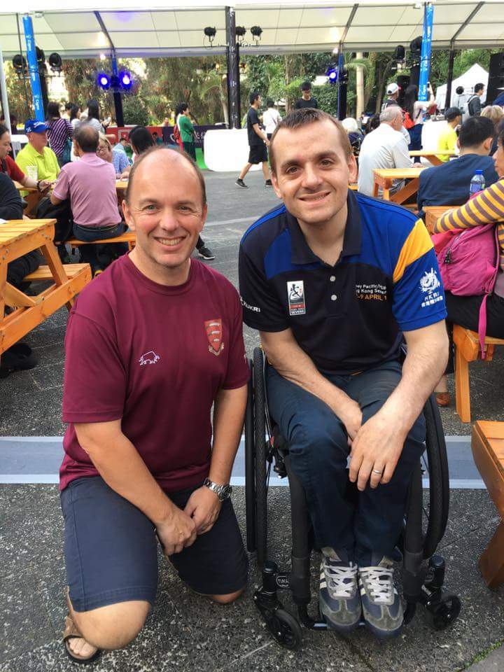 4 years ago <a href="/Ruggerthon/">Ruggerthon</a> was held to raise funds for <a href="/TheRugbyCharity/">RFUIPF</a> The camaraderie continues <a href="/OfficialHK7s/">Hong Kong Sevens</a> <a href="/AndyBarrow2012/">Andy Barrow</a> <a href="/GlenStringer/">Glen Stringer</a>