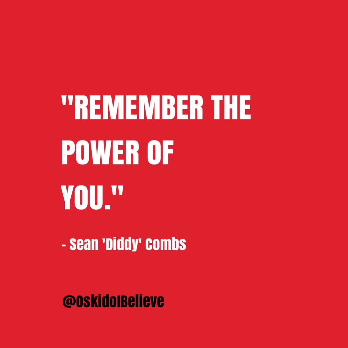 OskidoIBelieve's tweet photo. People will not always believe in the power of your destiny. Hang in there, believe in YOU!!!🙌🏾 #IBelieve #Motivation https://t.co/YXTSDmioen