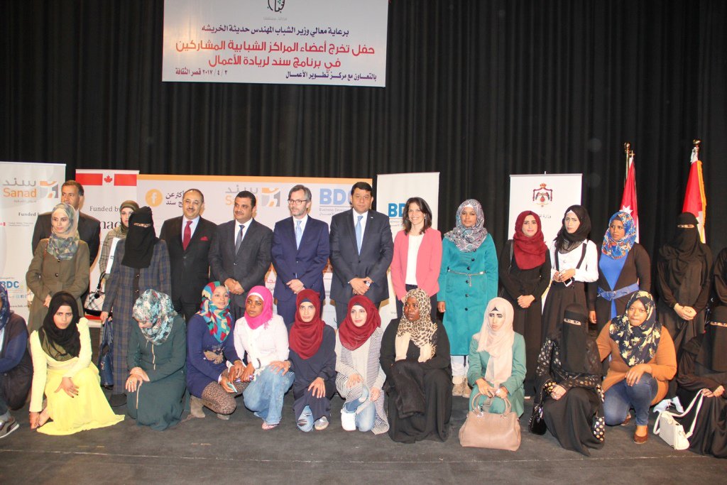 CanEmbJordan's tweet photo. Proud to stand with #Youth in Jordan for #entrepreneurshipskills and a #strongereconomy
@CanadaDev  @BDCJordan ; @SanadProgram ; @MoY_JO https://t.co/r7StSUk7xF