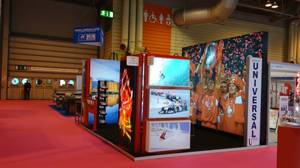 UniversalSignss's tweet image. Wow ! What a great show. Fantastic atmosphere at Sign and Digital, this year. Thanks to everyone who took timeout to visit our stand.