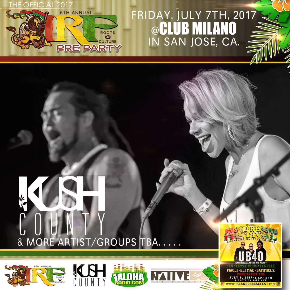 junyerkush's tweet photo. #islandreggaefestival2017 #preparty #kushcounty #kushcountymusic #clubmilano #sanjose #california #ontheroadtoIRF2017 https://t.co/bj4QkjXOvh