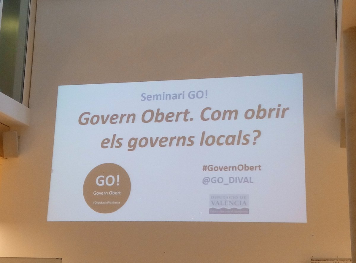 GO_DIVAL's tweet photo. Tot a punt per a començar en uns minuts una nova edició del Seminari GO! #GovernObert amb @alorza 
Innovació  des de la formació https://t.co/HzOckeCLT8