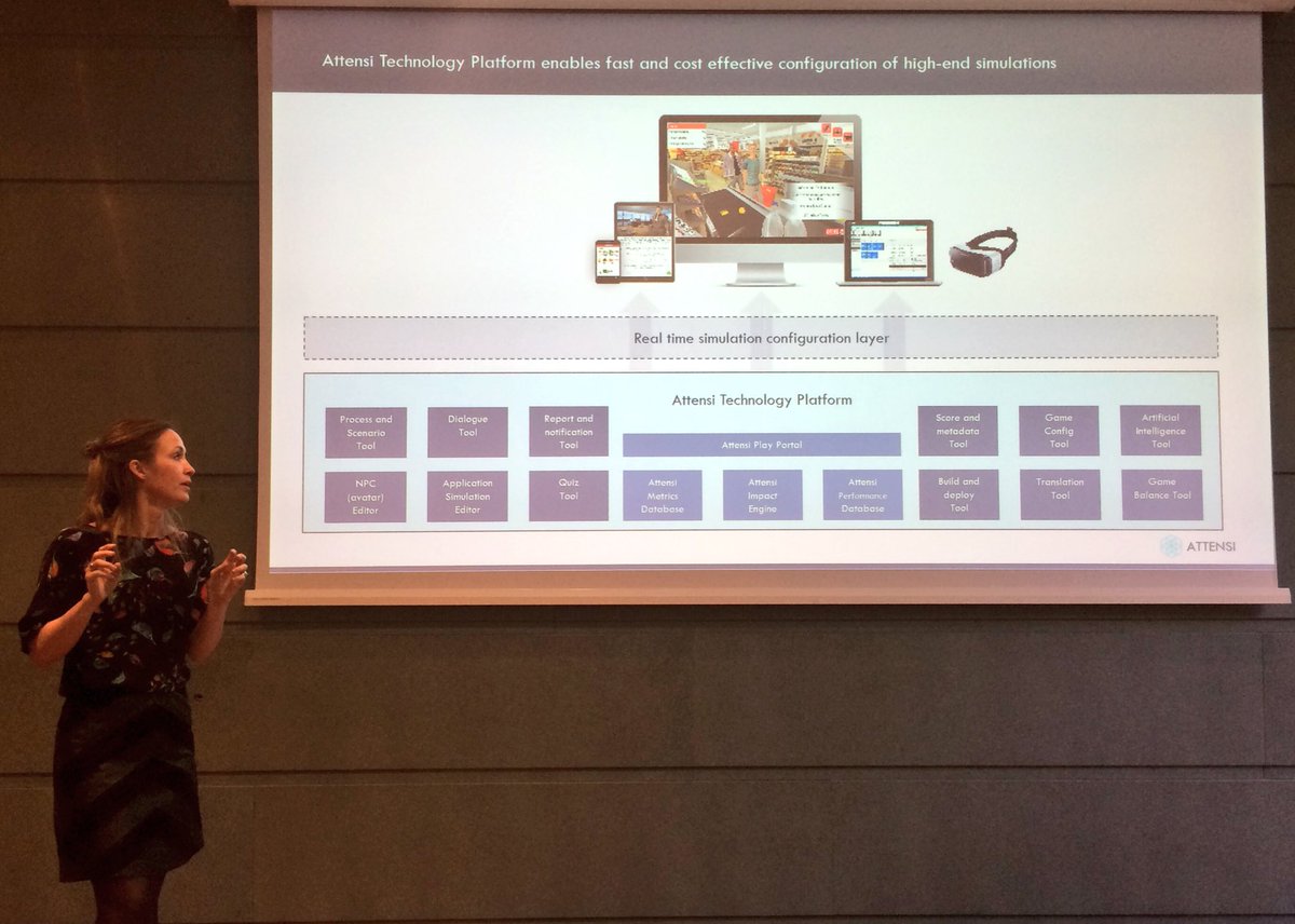 danielrasvidal's tweet image. Vekstselskapet @Attensi presenterer fremtidens læringsplattform på @Build2Grow @Abelia_NHO #innovation