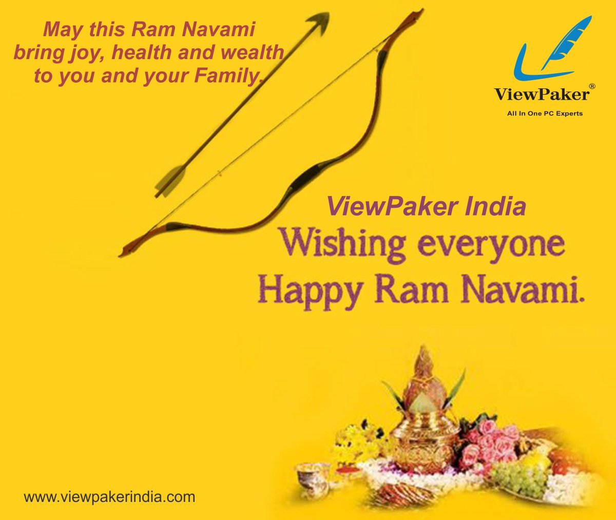 ViewPaker's tweet image. Happy Ram Navami.