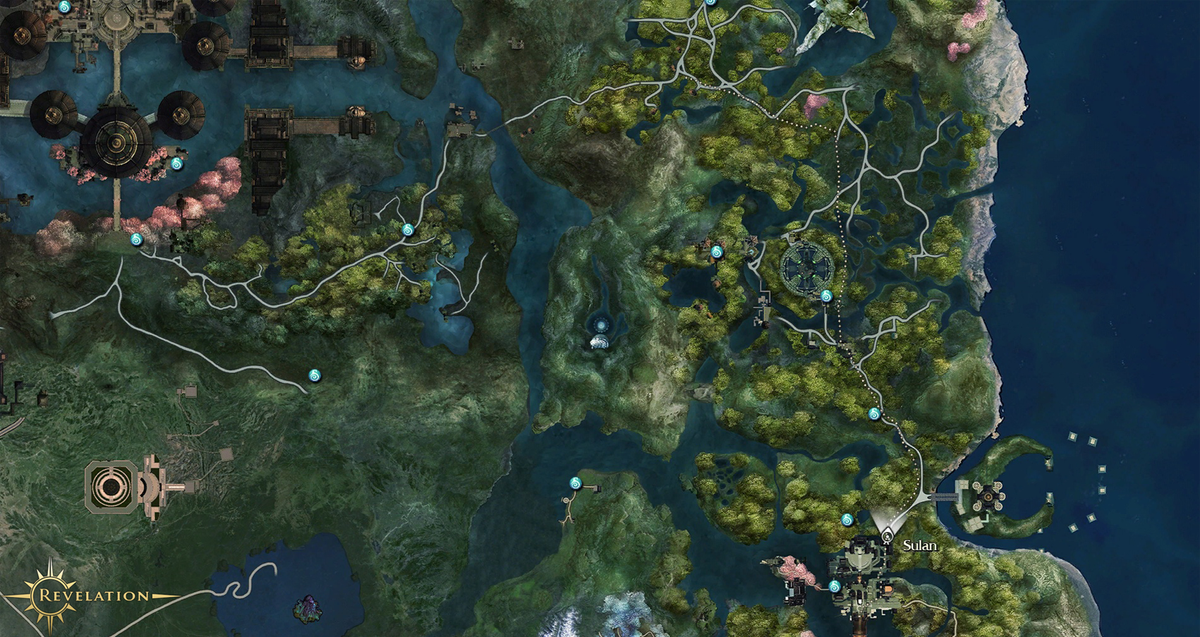 Revelation Online Where Does The Road In Fact Go Open Nuanor S Map And Discover Its Wonders On The Read A Road Map Day